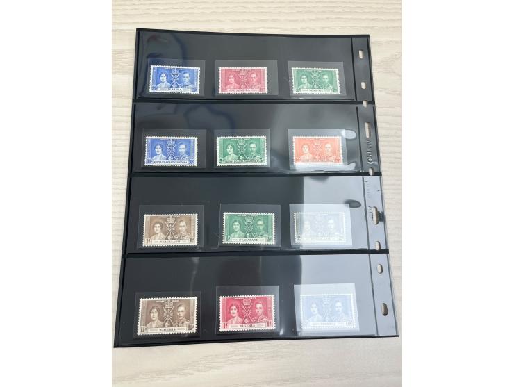 including KGVI Coronation issues, QEII Coronation commemoratives, QEII Royal Silver Wedding sets, and other related issues. T